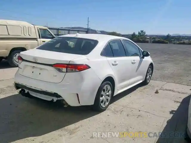 4 Photograph of a damaged car 5YFEPRAE2LP024021 TOYOTA COROLLA 2020