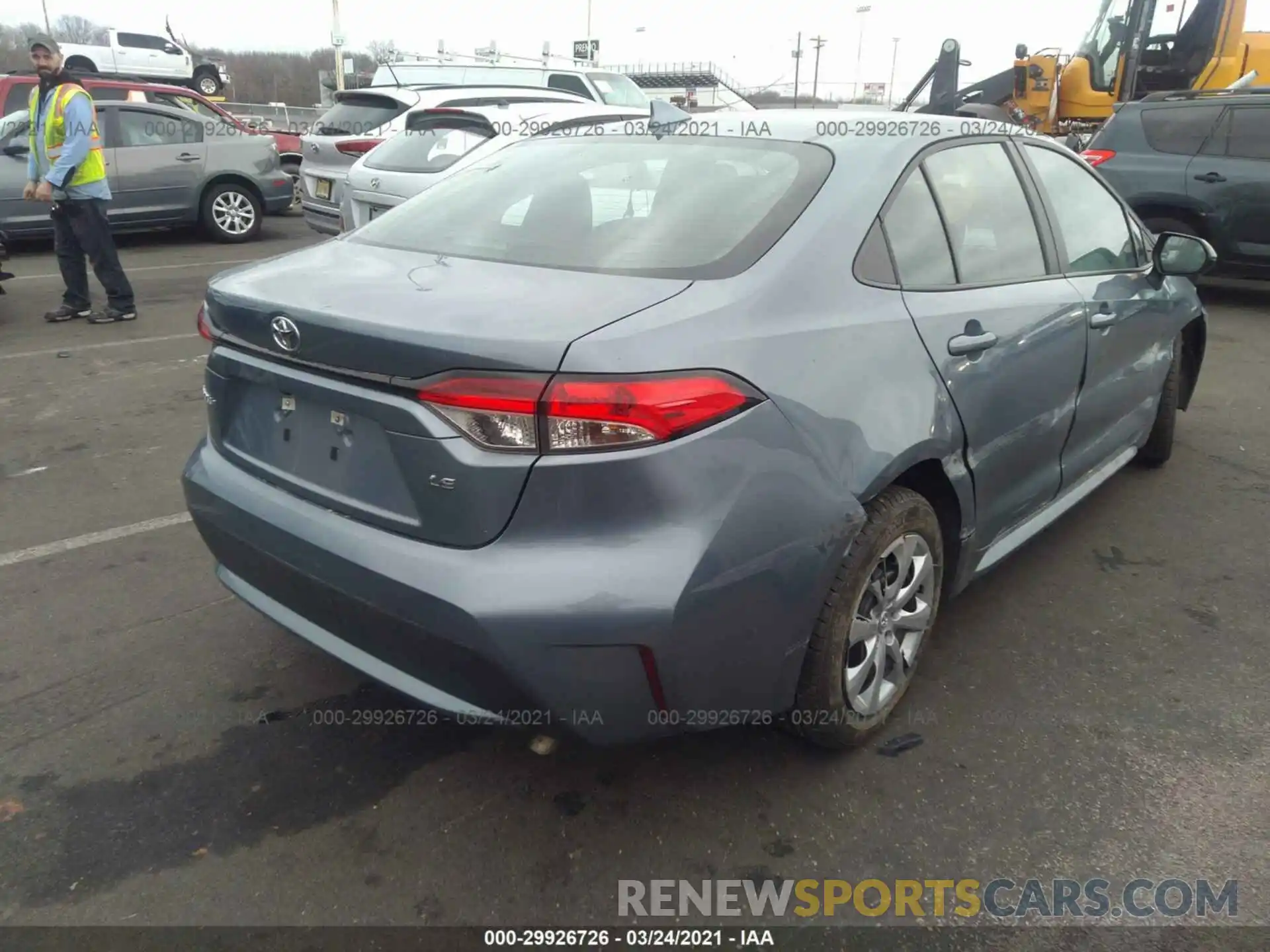 4 Photograph of a damaged car 5YFEPRAE2LP024472 TOYOTA COROLLA 2020