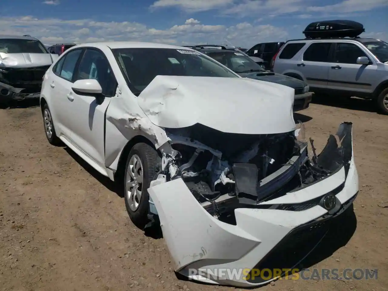 1 Photograph of a damaged car 5YFEPRAE2LP025069 TOYOTA COROLLA 2020