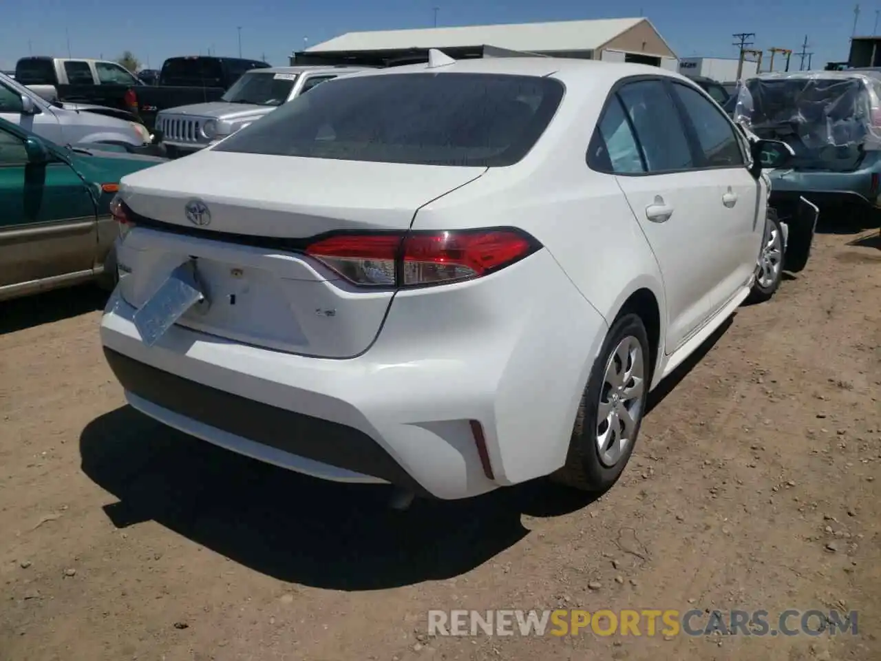 4 Photograph of a damaged car 5YFEPRAE2LP025069 TOYOTA COROLLA 2020