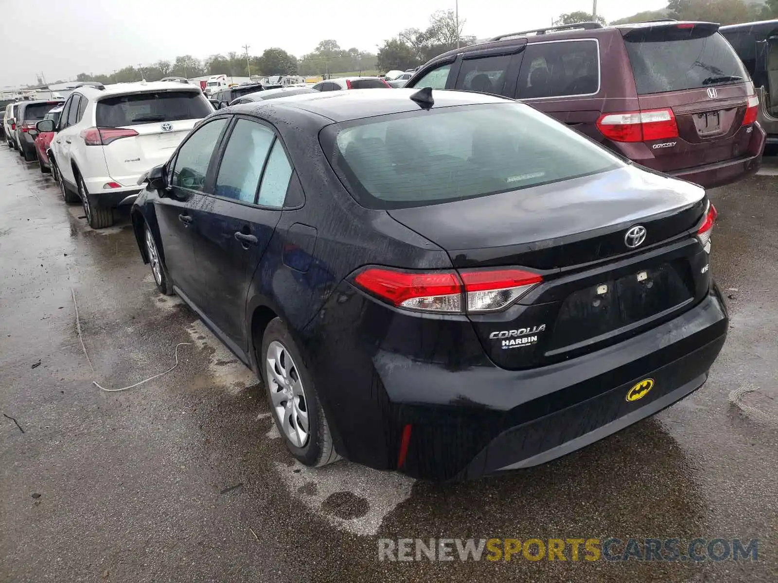 3 Photograph of a damaged car 5YFEPRAE2LP025587 TOYOTA COROLLA 2020