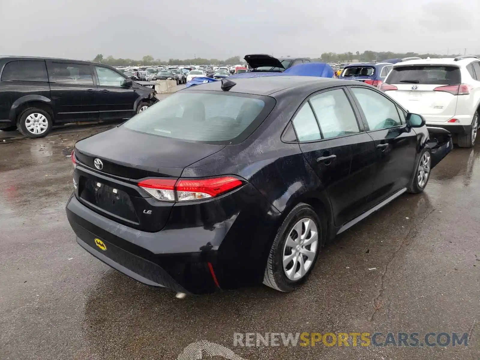 4 Photograph of a damaged car 5YFEPRAE2LP025587 TOYOTA COROLLA 2020