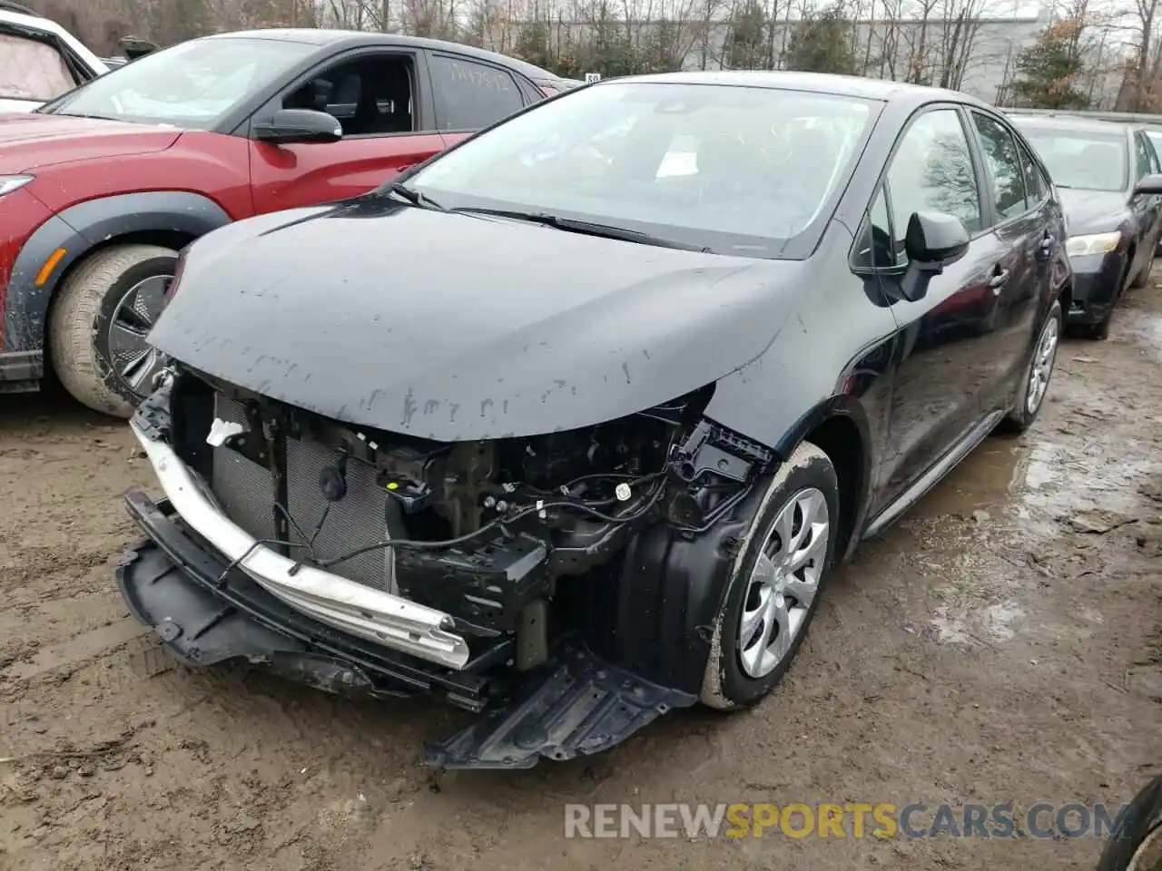 2 Photograph of a damaged car 5YFEPRAE2LP025945 TOYOTA COROLLA 2020