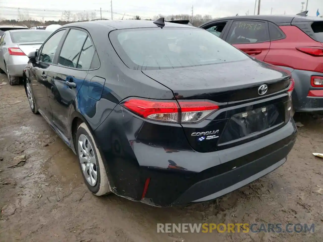 3 Photograph of a damaged car 5YFEPRAE2LP025945 TOYOTA COROLLA 2020