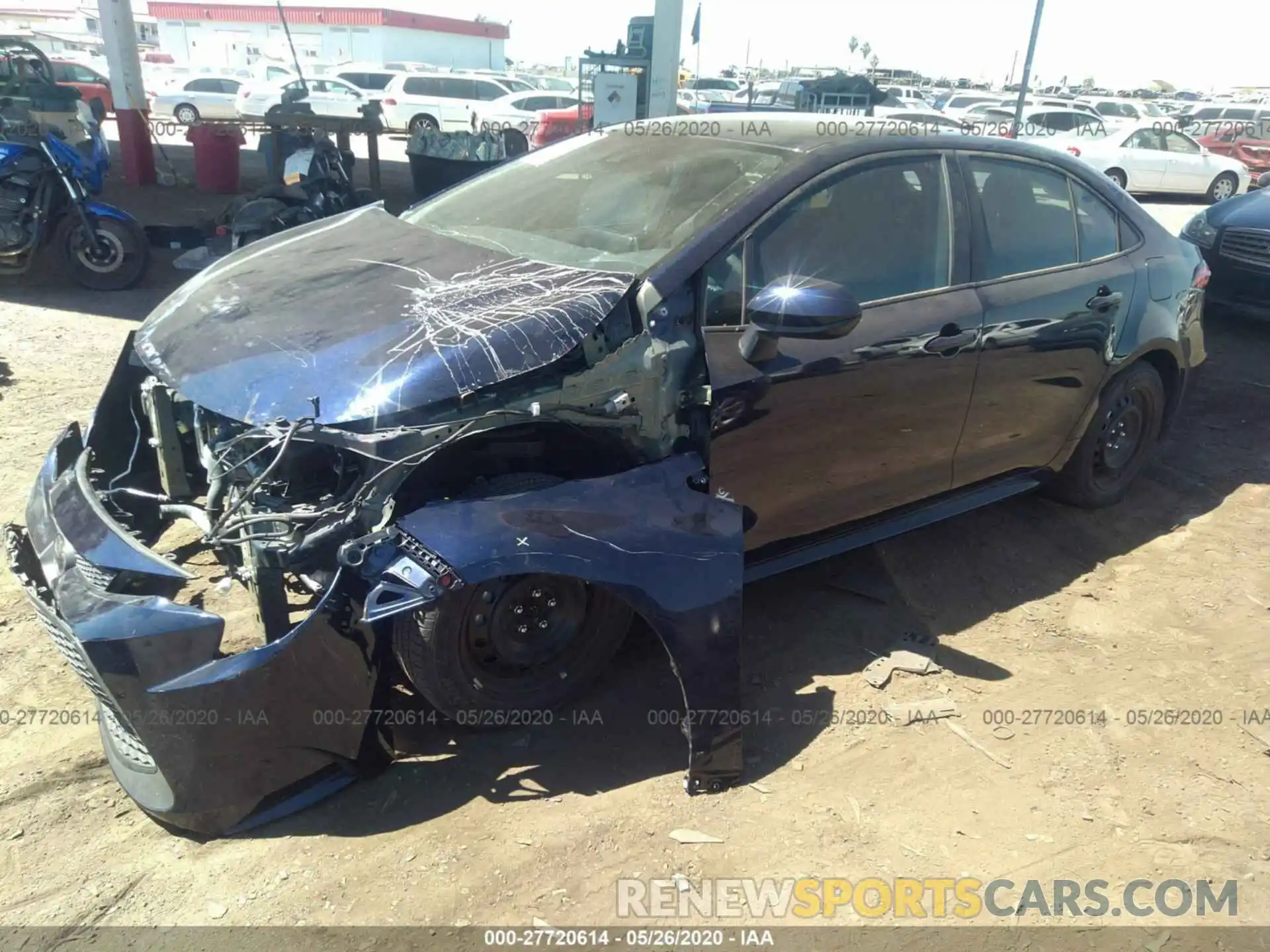 2 Photograph of a damaged car 5YFEPRAE2LP026206 TOYOTA COROLLA 2020