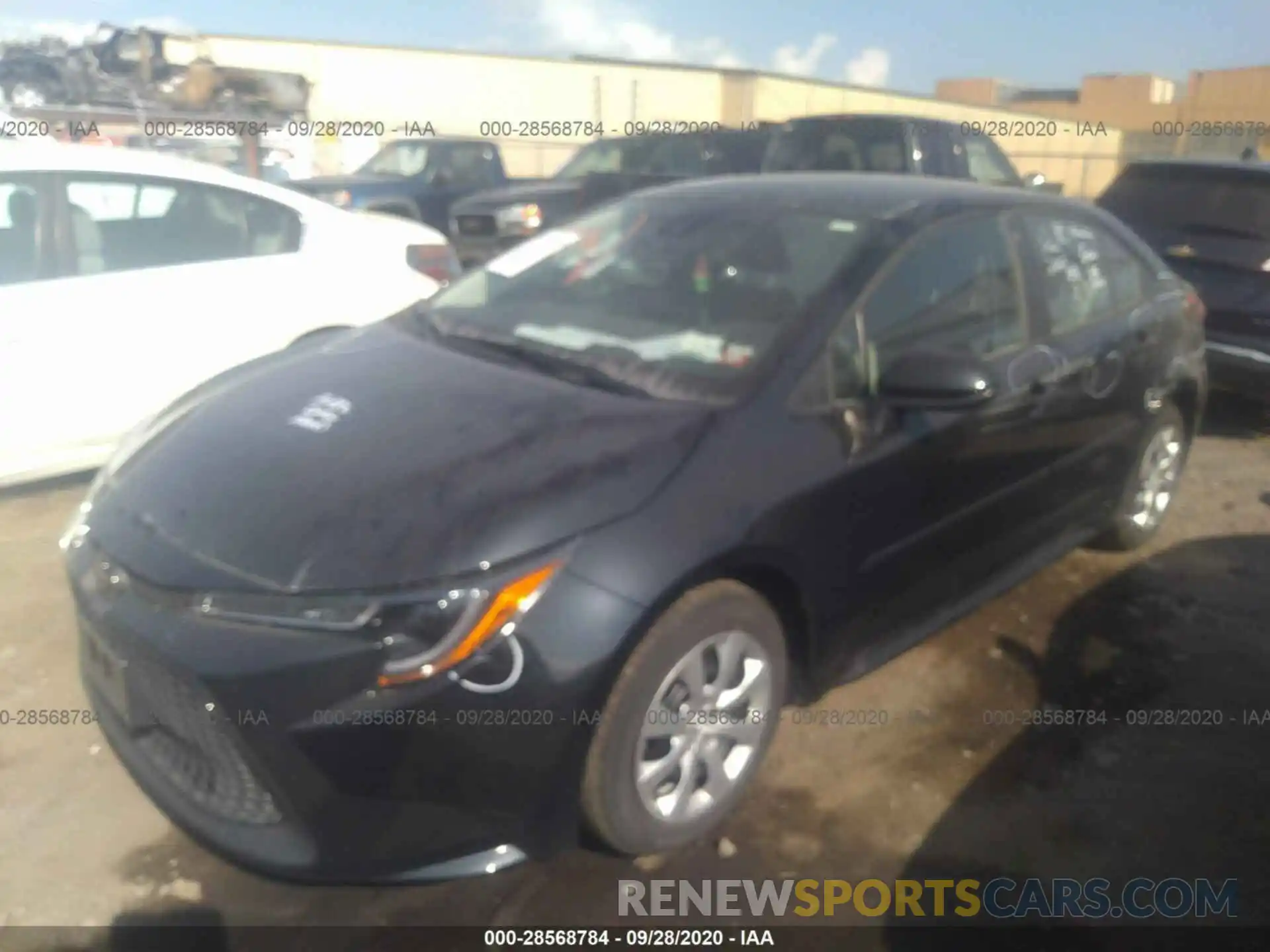 2 Photograph of a damaged car 5YFEPRAE2LP026528 TOYOTA COROLLA 2020