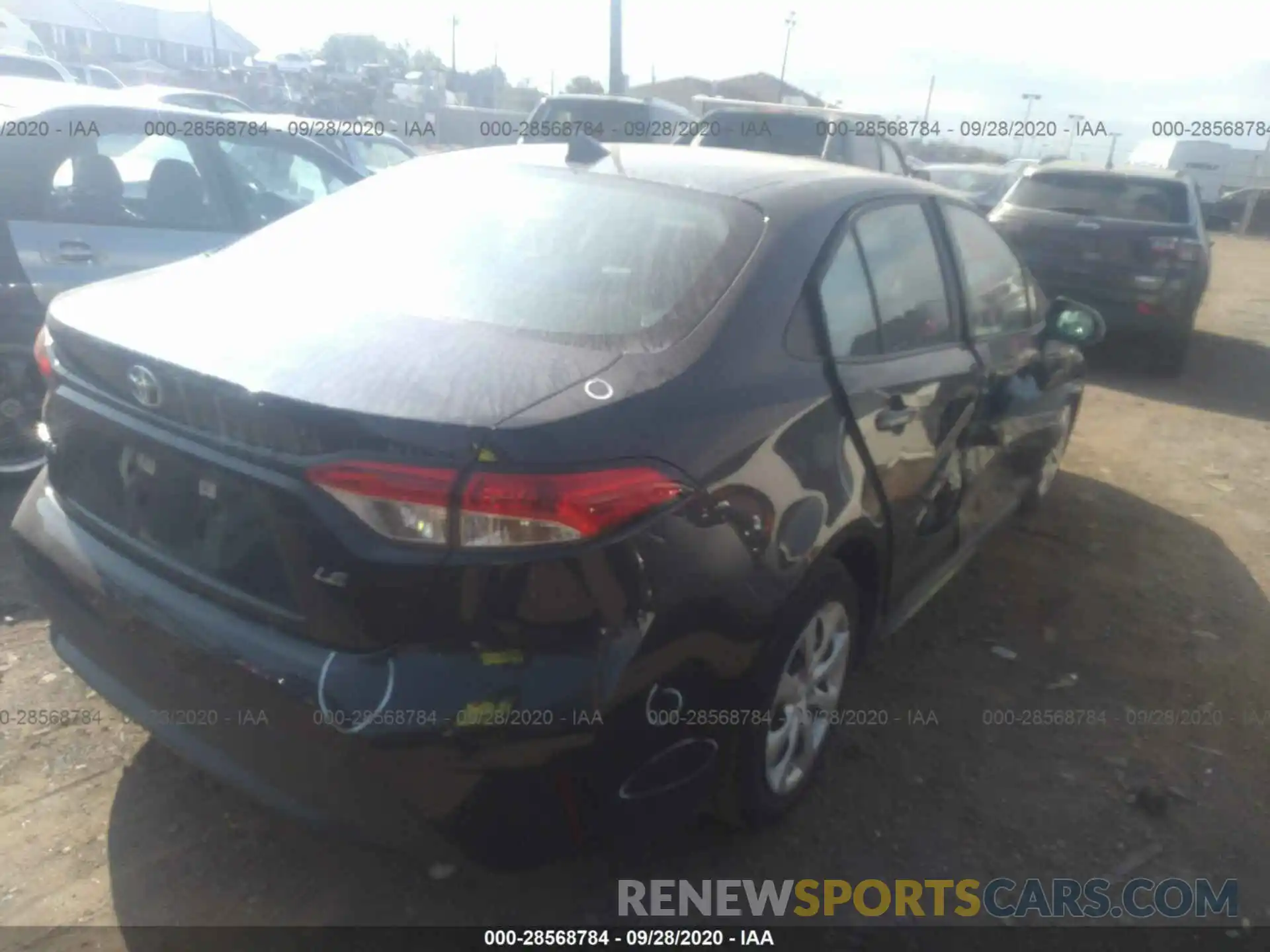 4 Photograph of a damaged car 5YFEPRAE2LP026528 TOYOTA COROLLA 2020