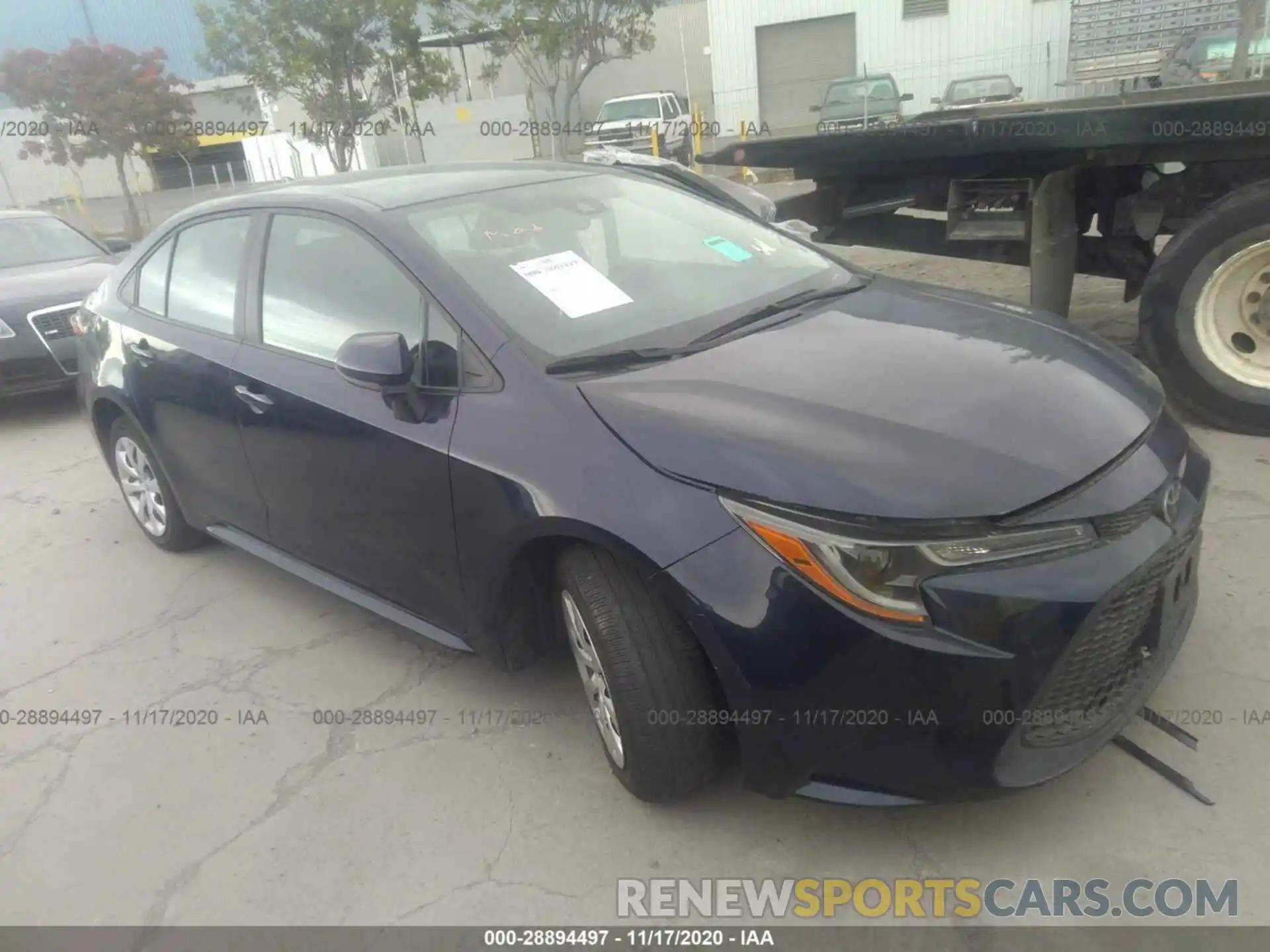 1 Photograph of a damaged car 5YFEPRAE2LP026772 TOYOTA COROLLA 2020