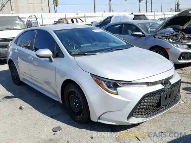 1 Photograph of a damaged car 5YFEPRAE2LP027033 TOYOTA COROLLA 2020