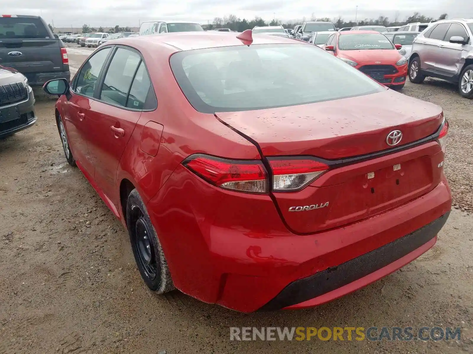 3 Photograph of a damaged car 5YFEPRAE2LP028294 TOYOTA COROLLA 2020