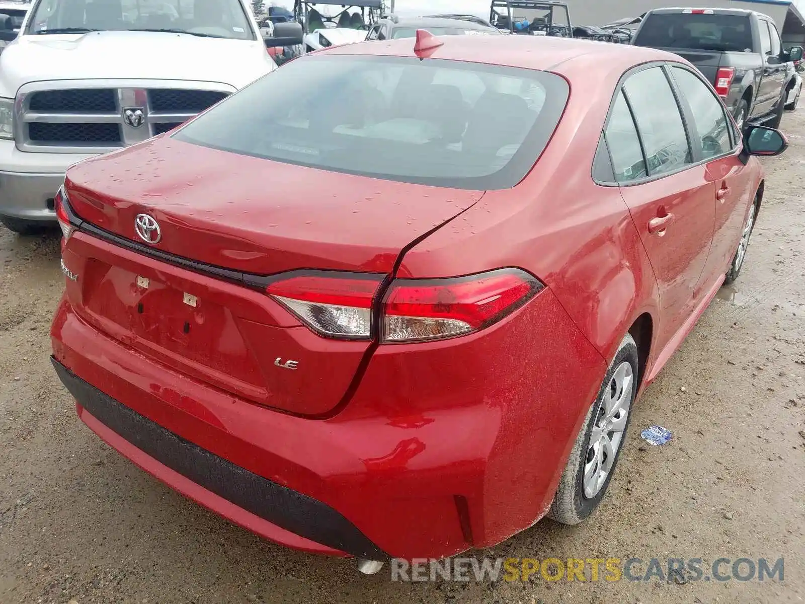 4 Photograph of a damaged car 5YFEPRAE2LP028294 TOYOTA COROLLA 2020