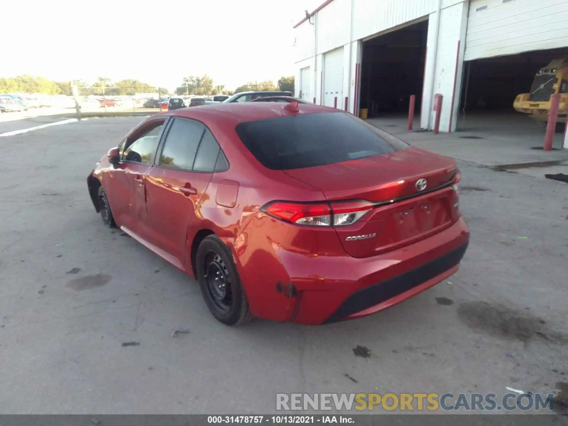 3 Photograph of a damaged car 5YFEPRAE2LP028764 TOYOTA COROLLA 2020