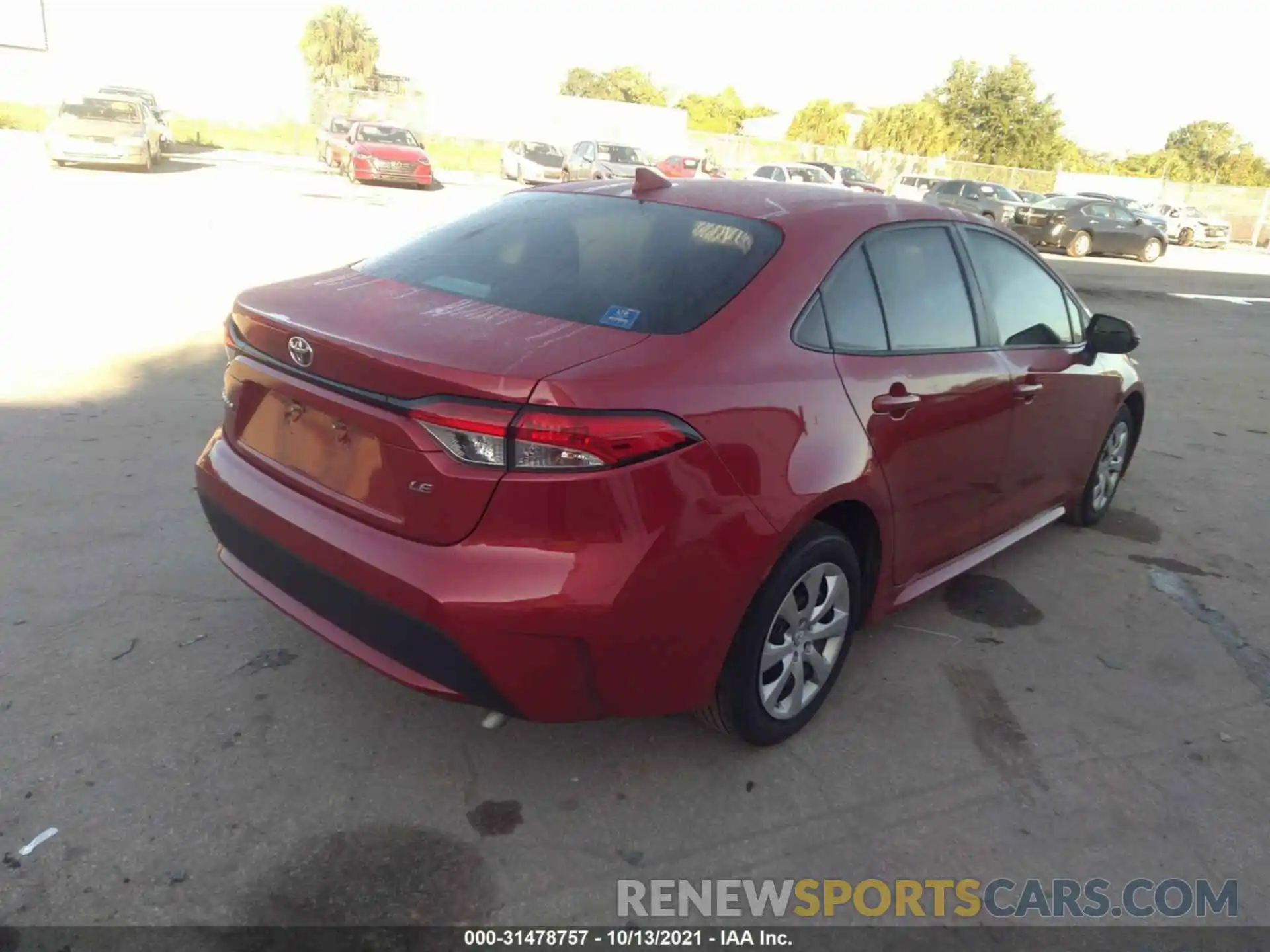 4 Photograph of a damaged car 5YFEPRAE2LP028764 TOYOTA COROLLA 2020