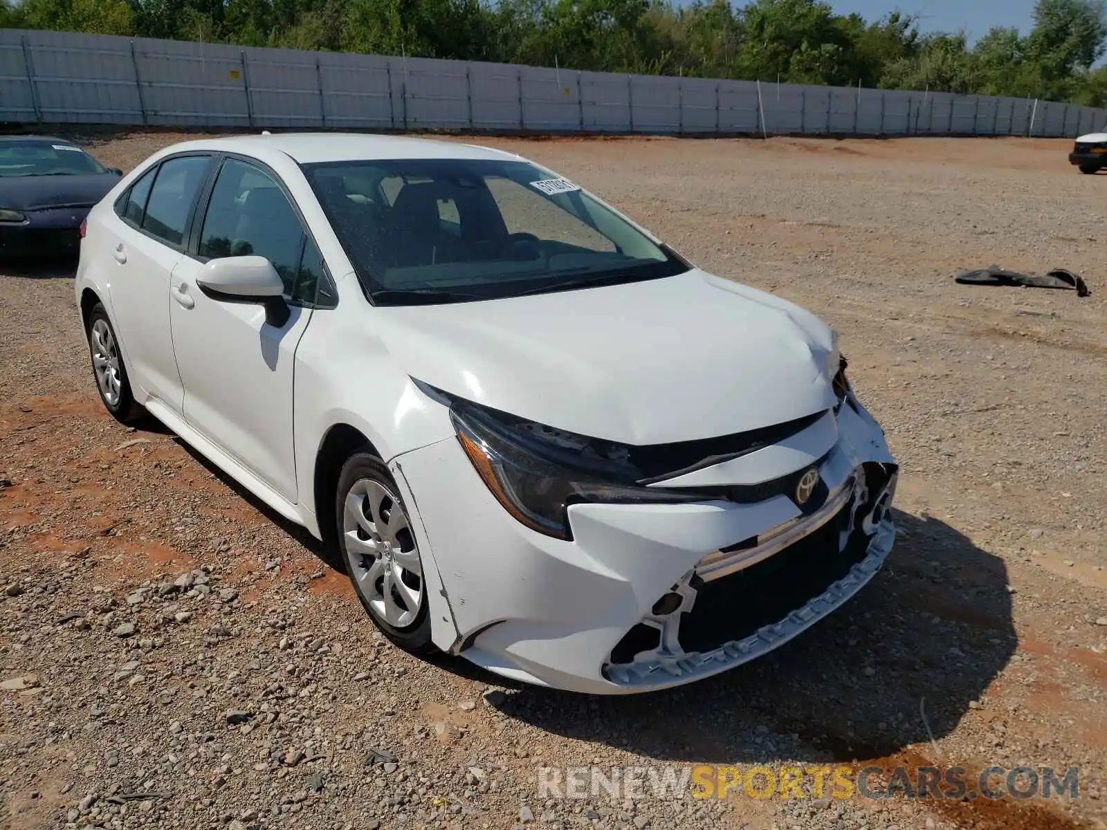 1 Photograph of a damaged car 5YFEPRAE2LP028991 TOYOTA COROLLA 2020