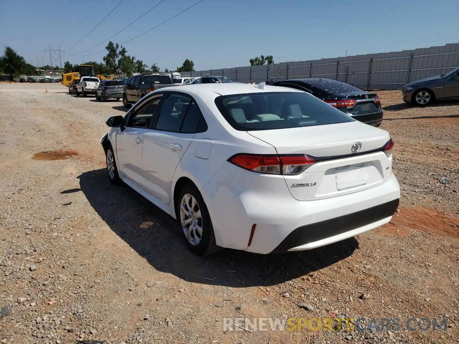 3 Photograph of a damaged car 5YFEPRAE2LP028991 TOYOTA COROLLA 2020