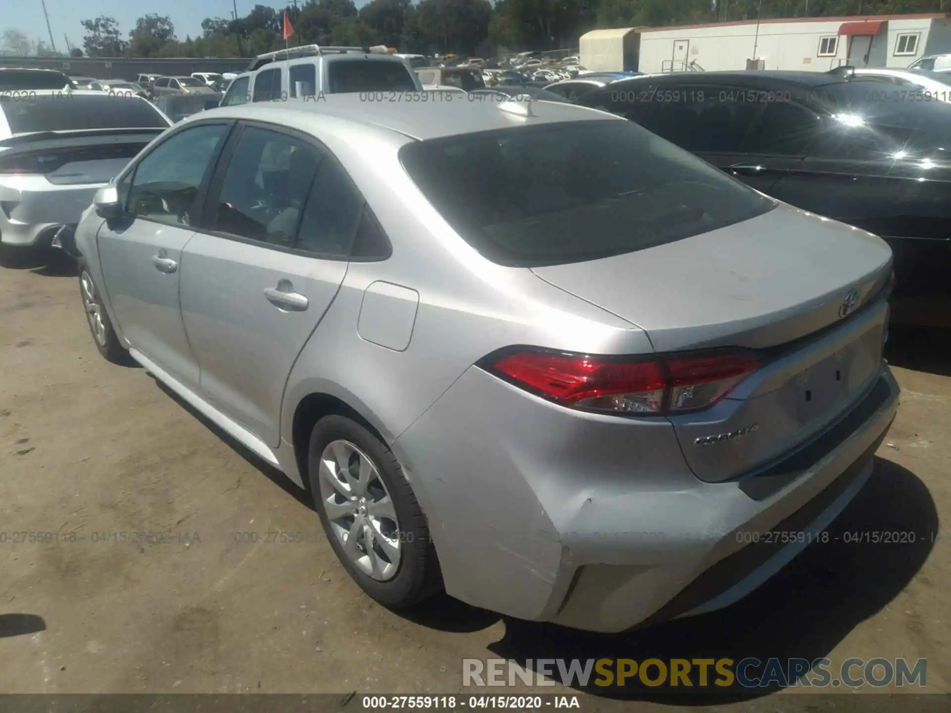 3 Photograph of a damaged car 5YFEPRAE2LP029283 TOYOTA COROLLA 2020