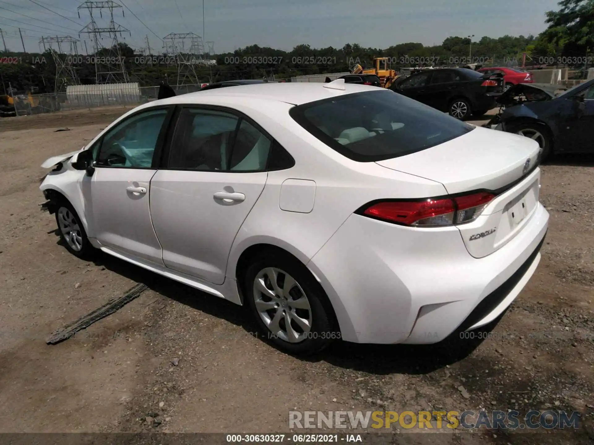 3 Photograph of a damaged car 5YFEPRAE2LP029543 TOYOTA COROLLA 2020