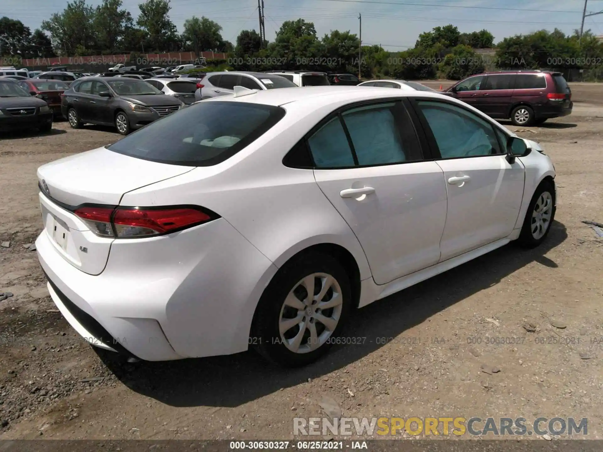 4 Photograph of a damaged car 5YFEPRAE2LP029543 TOYOTA COROLLA 2020