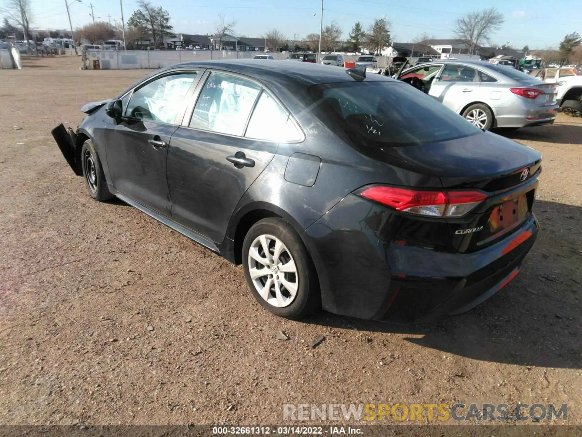 3 Photograph of a damaged car 5YFEPRAE2LP029574 TOYOTA COROLLA 2020