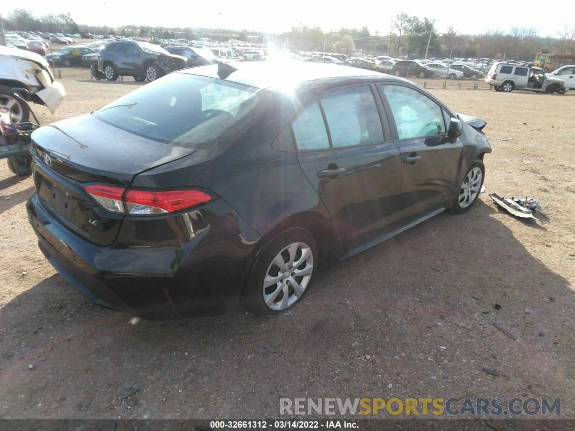 4 Photograph of a damaged car 5YFEPRAE2LP029574 TOYOTA COROLLA 2020