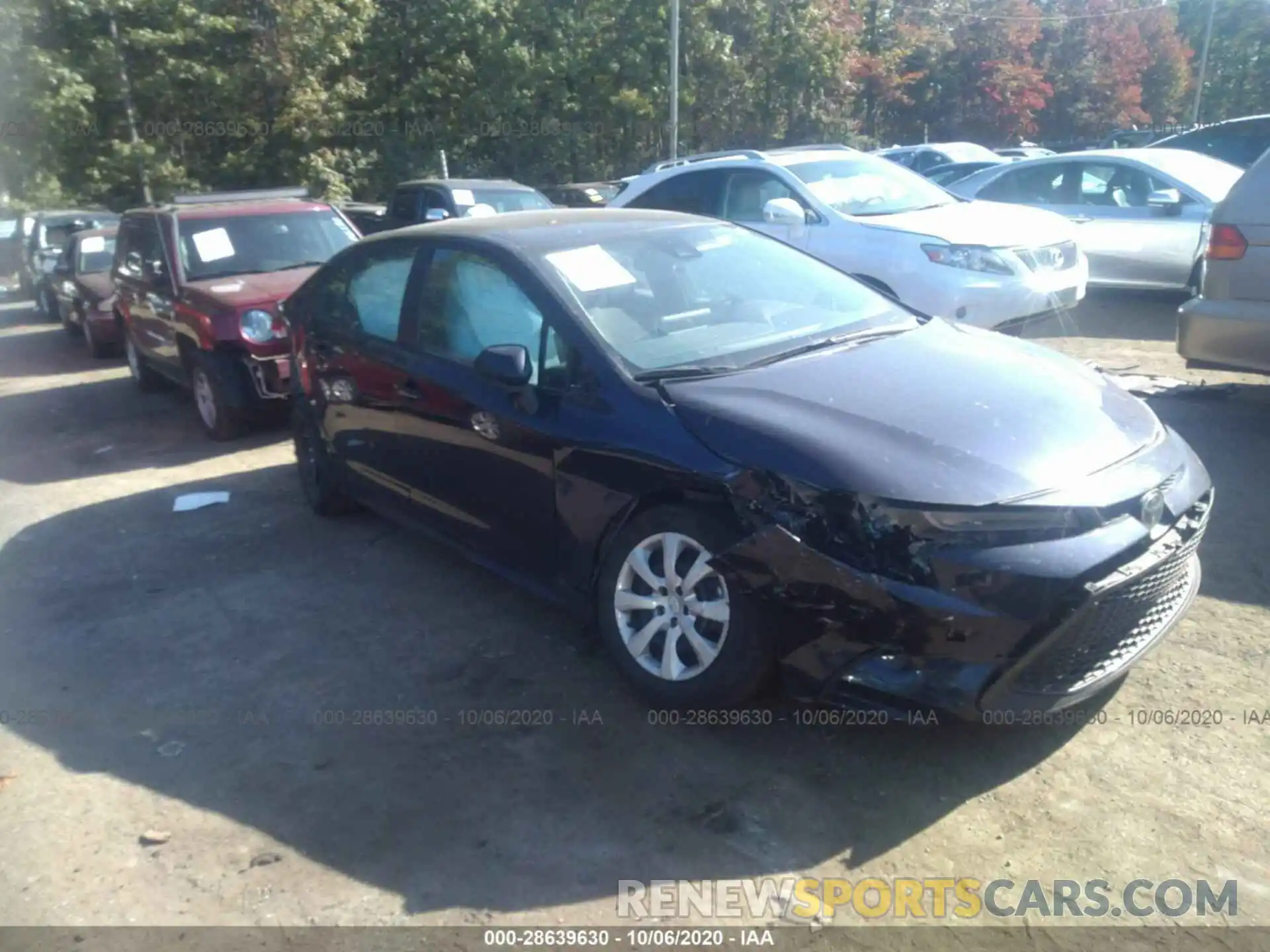 1 Photograph of a damaged car 5YFEPRAE2LP030515 TOYOTA COROLLA 2020