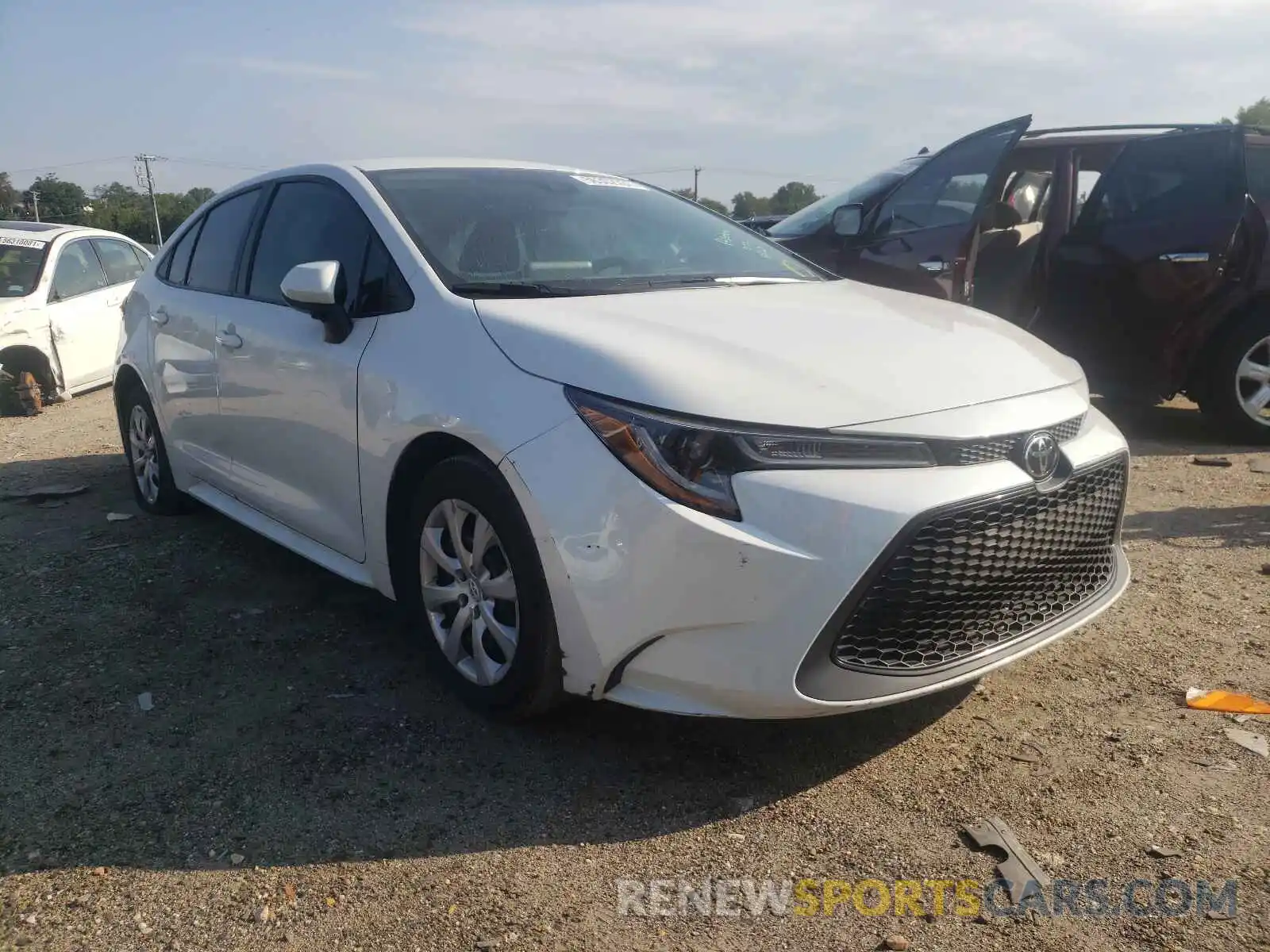 1 Photograph of a damaged car 5YFEPRAE2LP030997 TOYOTA COROLLA 2020