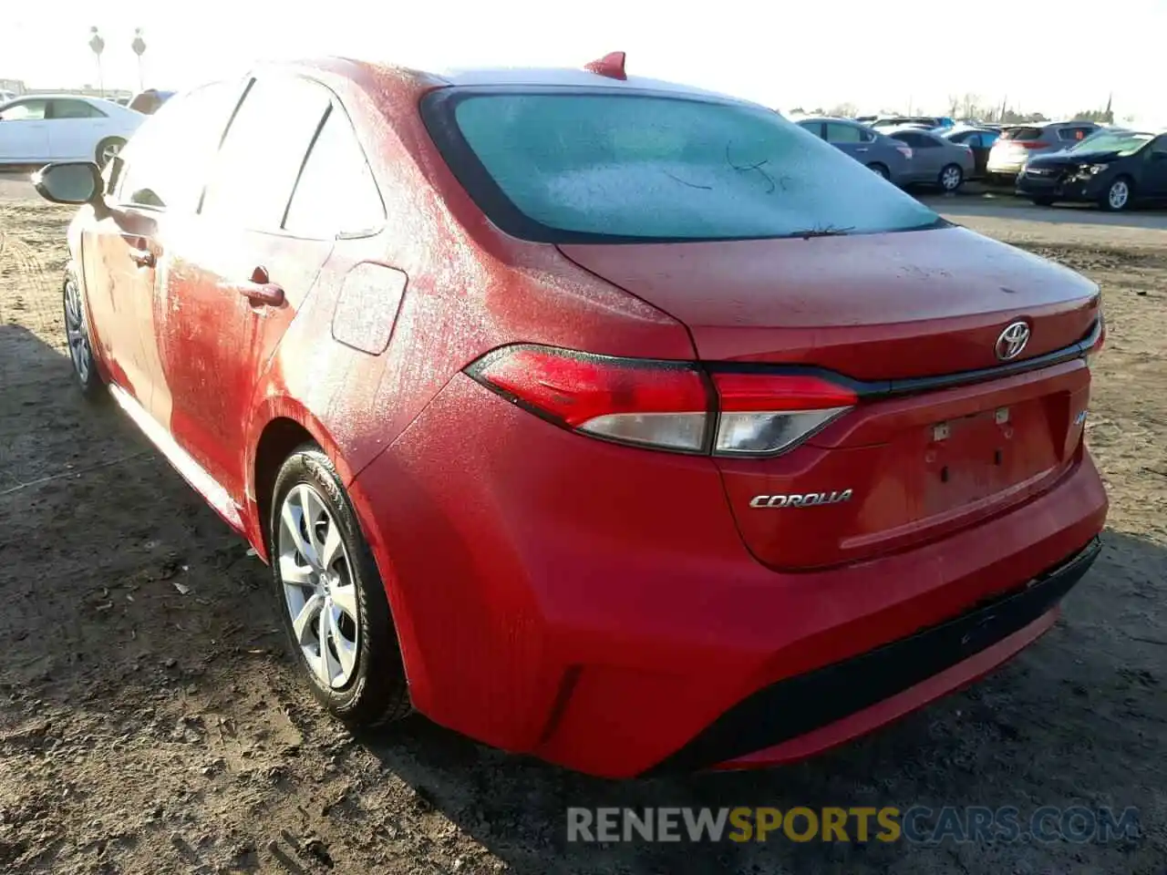 3 Photograph of a damaged car 5YFEPRAE2LP031275 TOYOTA COROLLA 2020