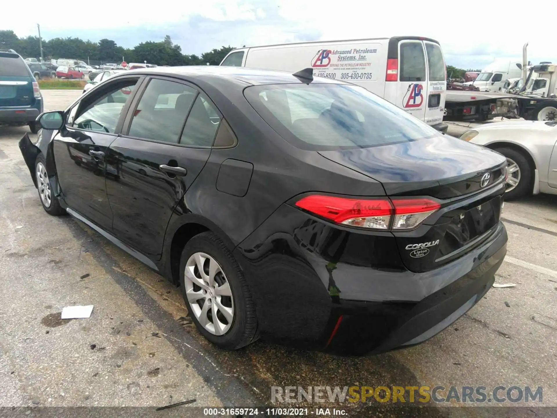 3 Photograph of a damaged car 5YFEPRAE2LP032930 TOYOTA COROLLA 2020