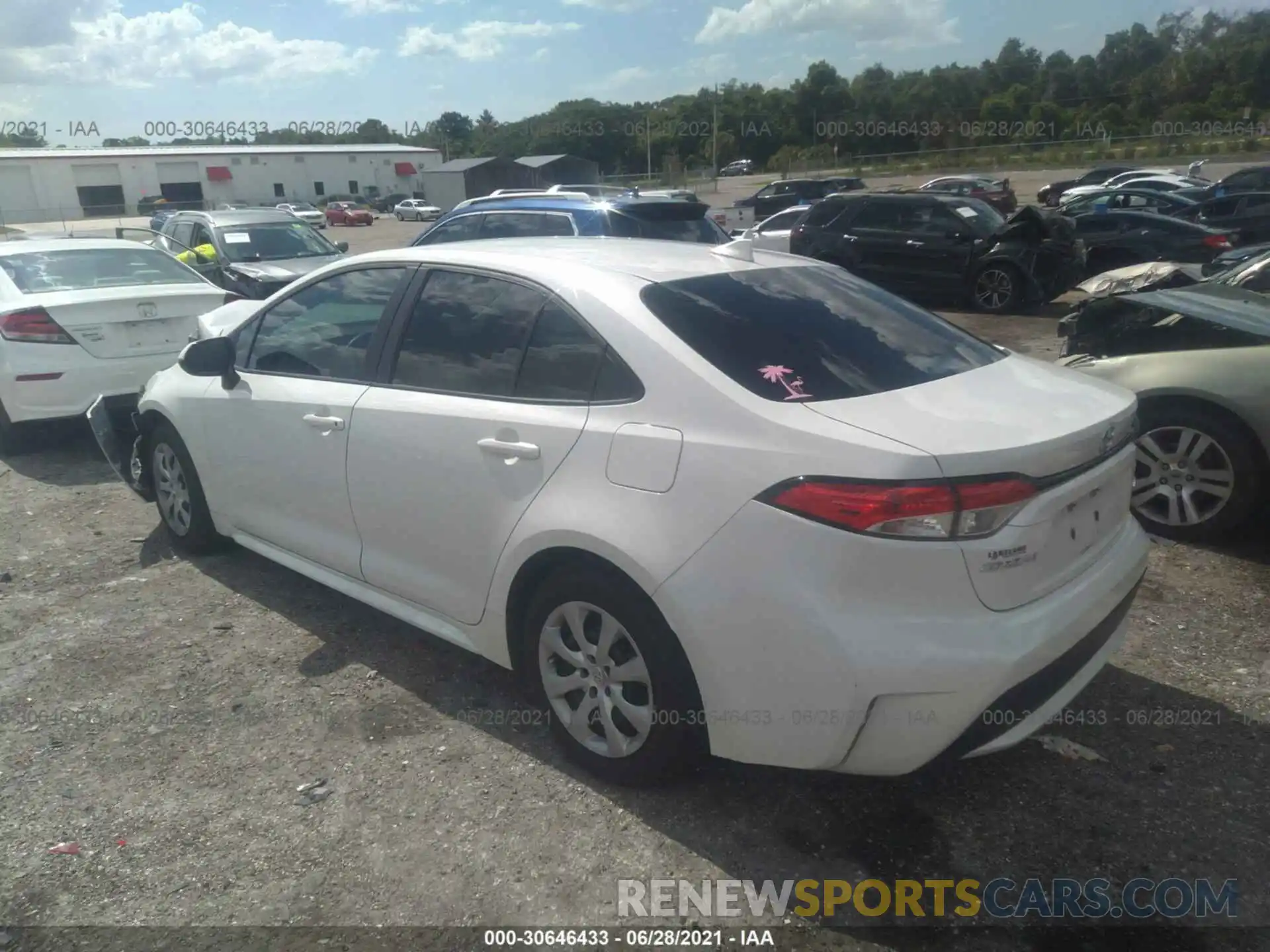 3 Photograph of a damaged car 5YFEPRAE2LP033320 TOYOTA COROLLA 2020