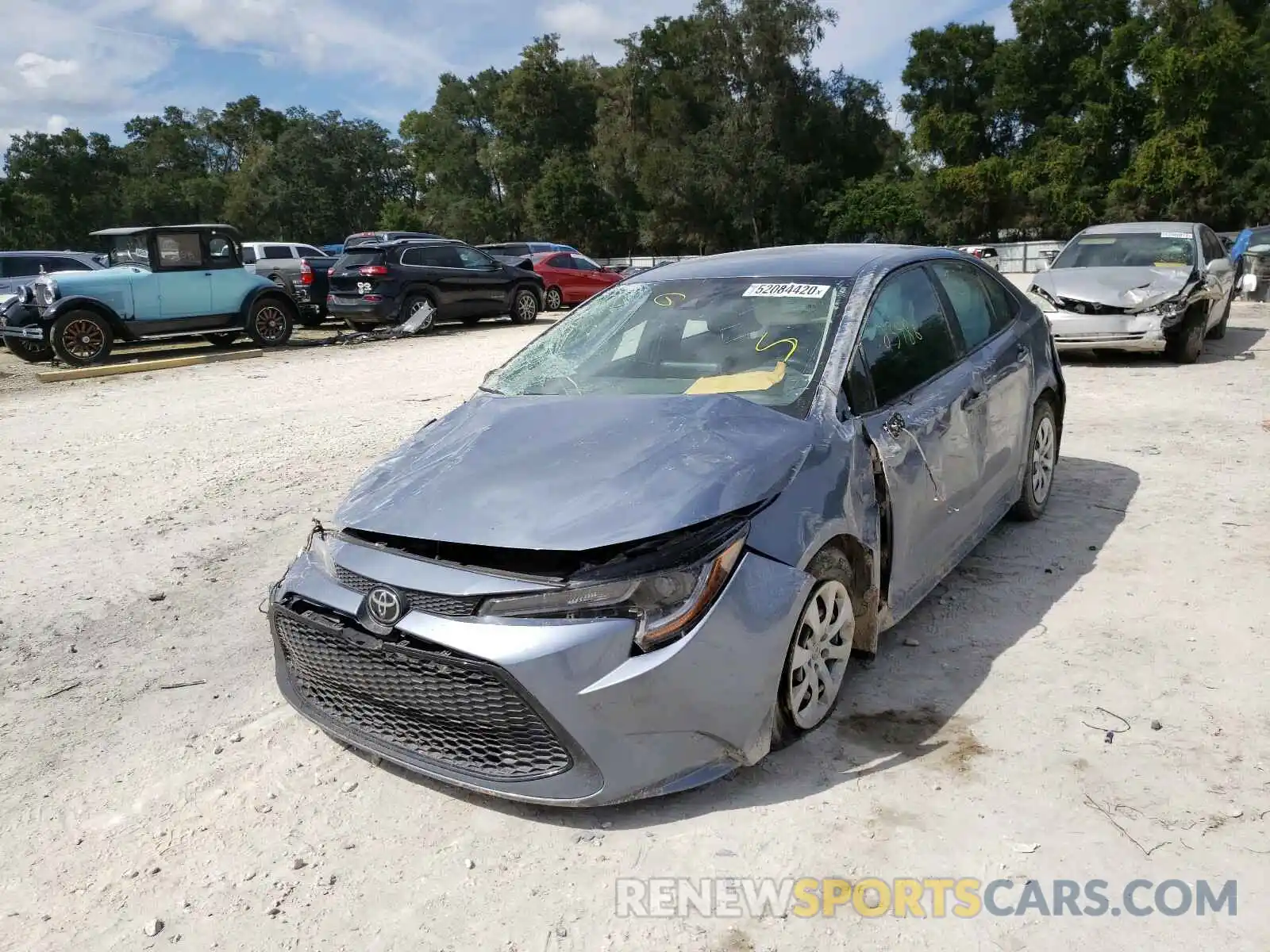 2 Photograph of a damaged car 5YFEPRAE2LP034189 TOYOTA COROLLA 2020