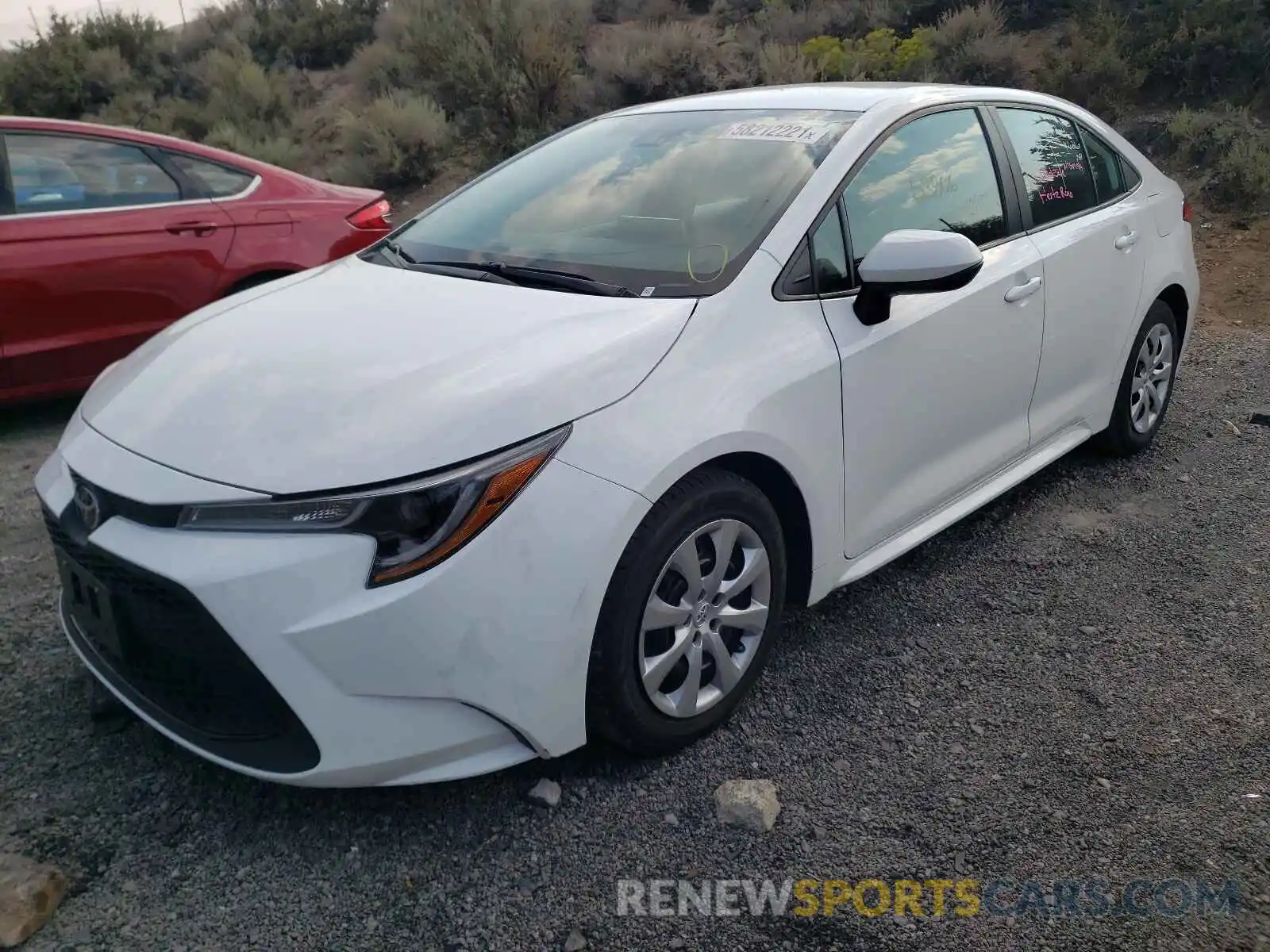 2 Photograph of a damaged car 5YFEPRAE2LP035116 TOYOTA COROLLA 2020