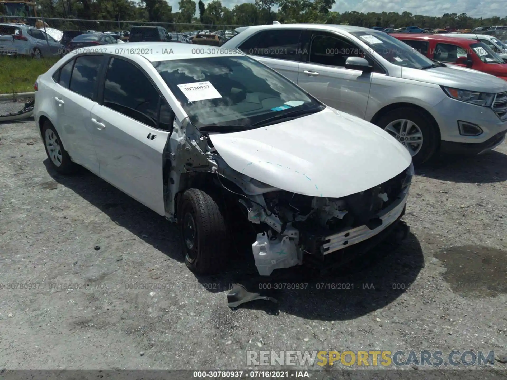 6 Photograph of a damaged car 5YFEPRAE2LP035293 TOYOTA COROLLA 2020