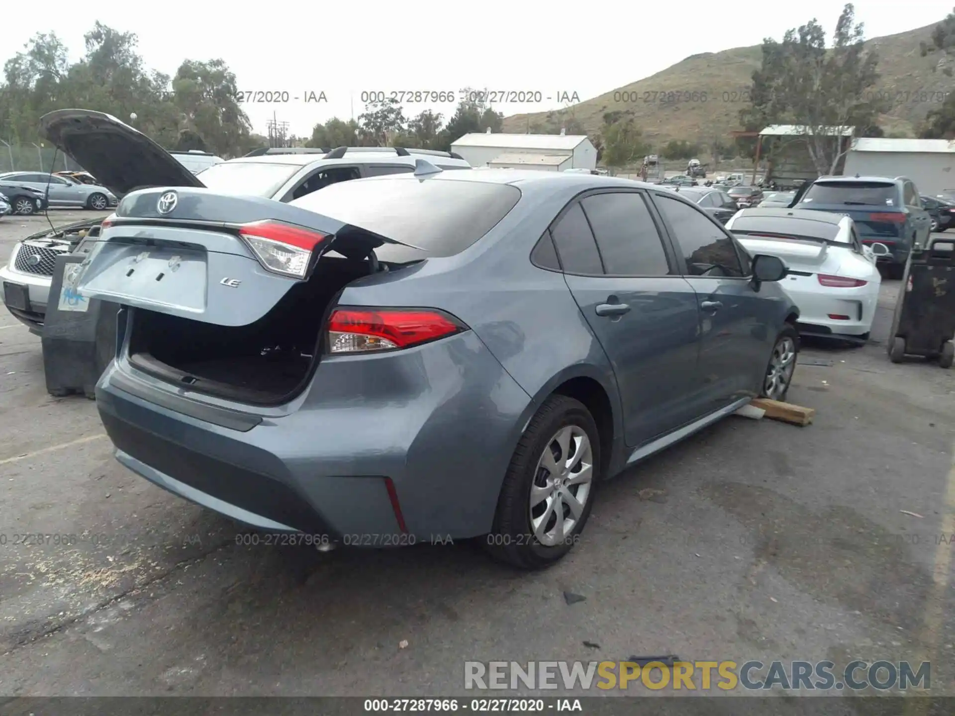 4 Photograph of a damaged car 5YFEPRAE2LP036590 TOYOTA COROLLA 2020