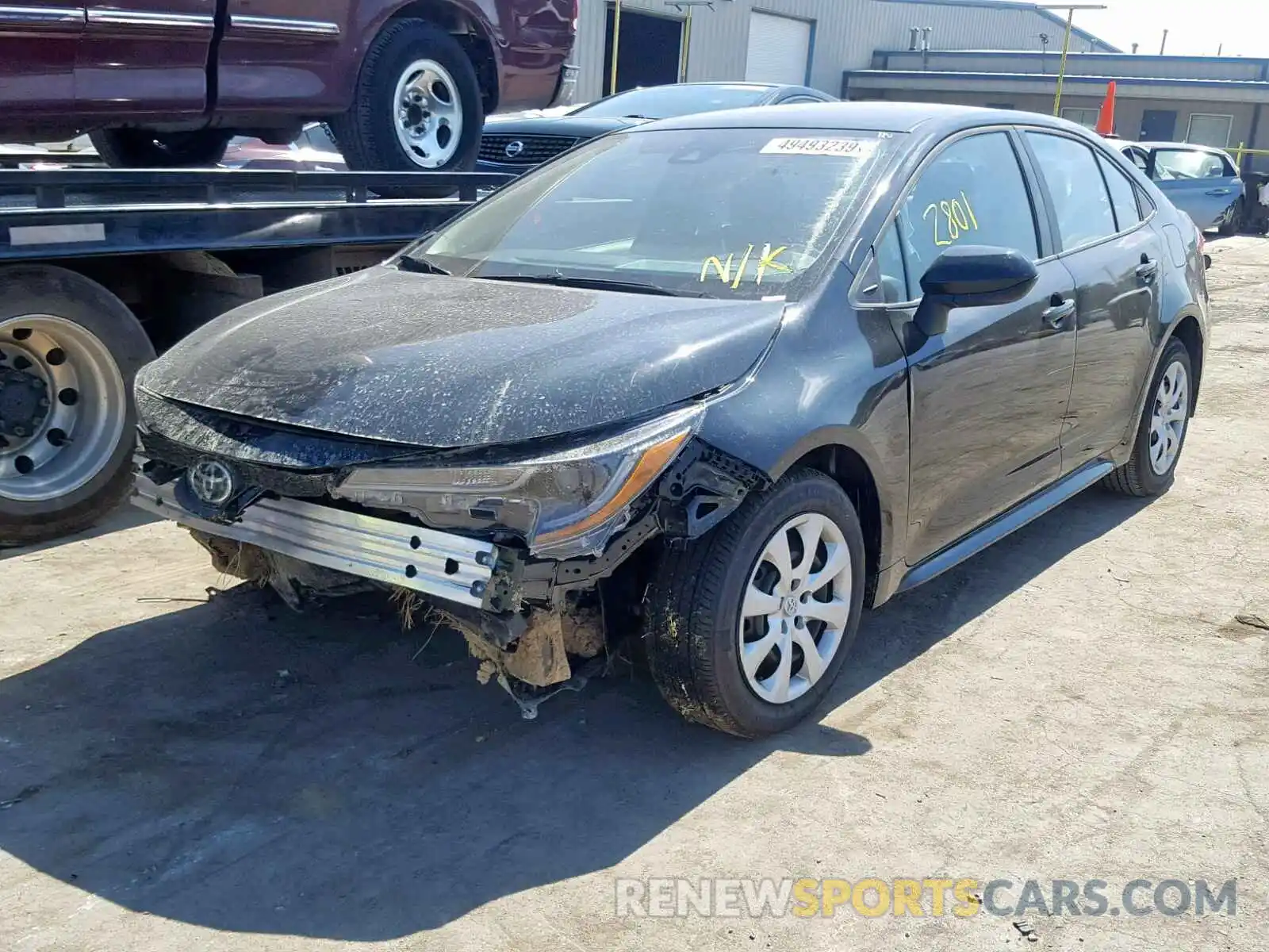 2 Photograph of a damaged car 5YFEPRAE2LP038422 TOYOTA COROLLA 2020