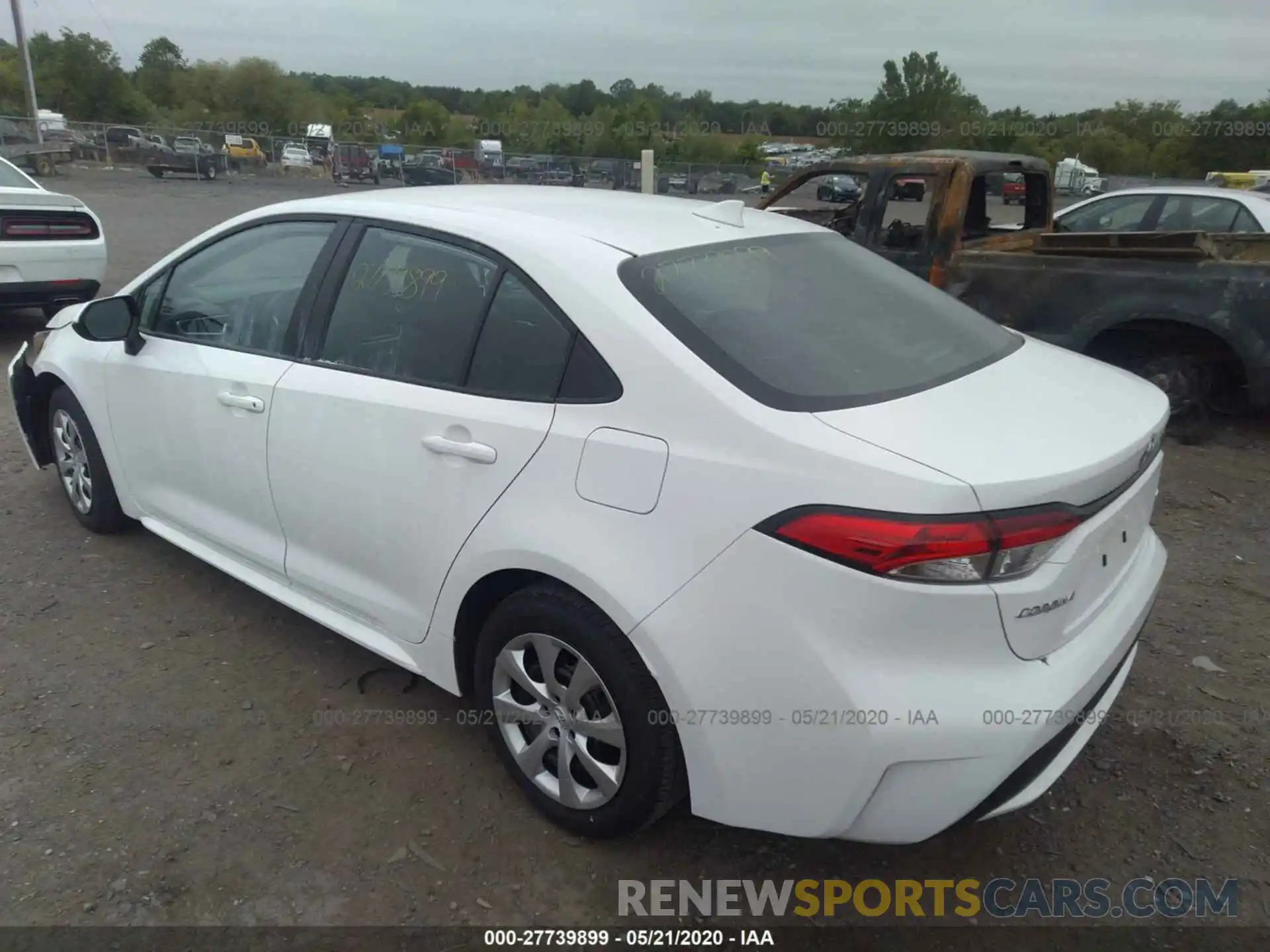 3 Photograph of a damaged car 5YFEPRAE2LP038856 TOYOTA COROLLA 2020