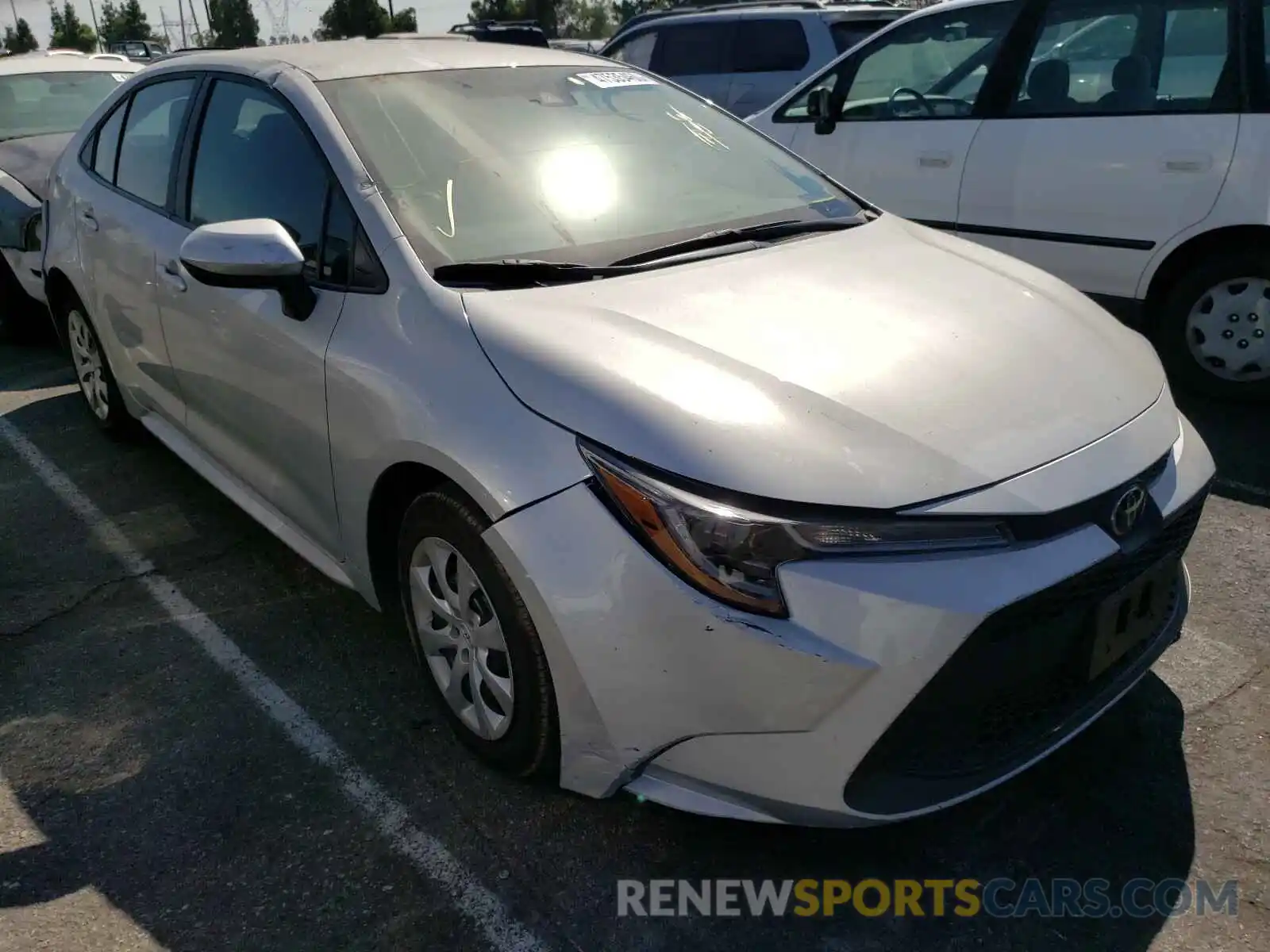 1 Photograph of a damaged car 5YFEPRAE2LP039957 TOYOTA COROLLA 2020