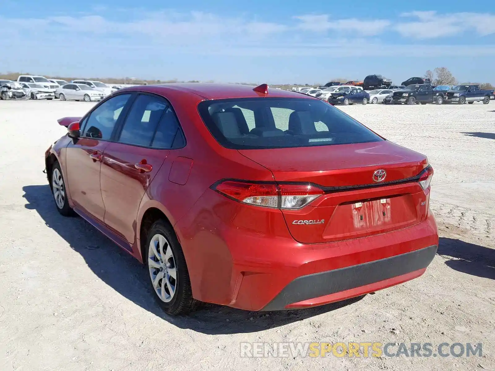 3 Photograph of a damaged car 5YFEPRAE2LP040025 TOYOTA COROLLA 2020