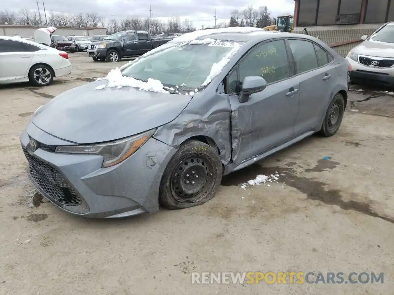 2 Photograph of a damaged car 5YFEPRAE2LP040431 TOYOTA COROLLA 2020