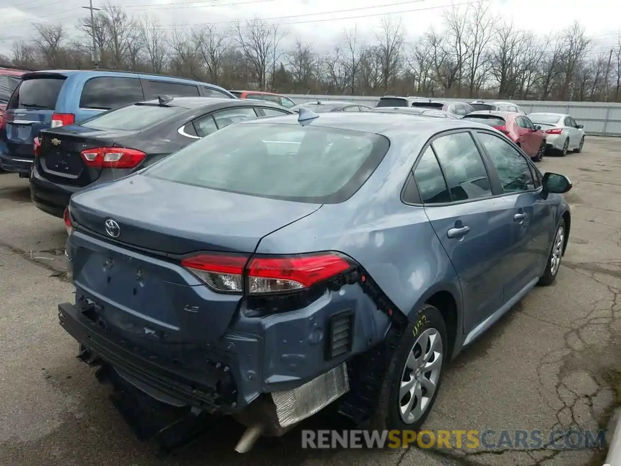 3 Photograph of a damaged car 5YFEPRAE2LP040431 TOYOTA COROLLA 2020