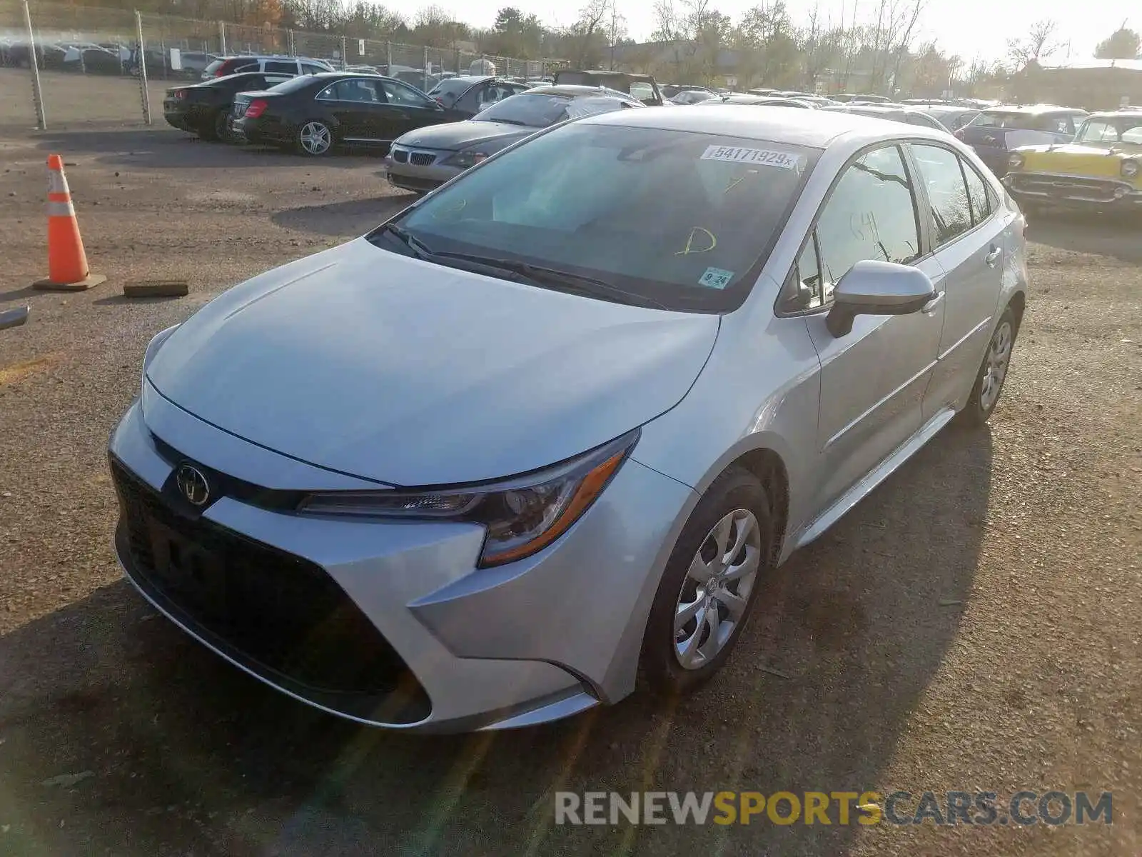 2 Photograph of a damaged car 5YFEPRAE2LP040882 TOYOTA COROLLA 2020