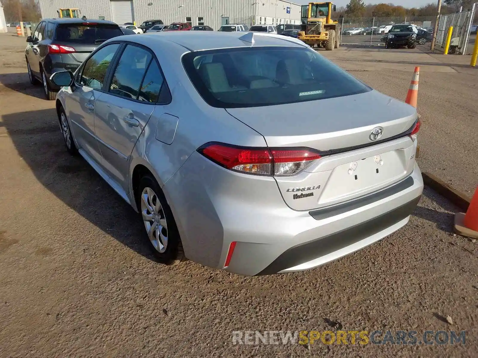 3 Photograph of a damaged car 5YFEPRAE2LP040882 TOYOTA COROLLA 2020