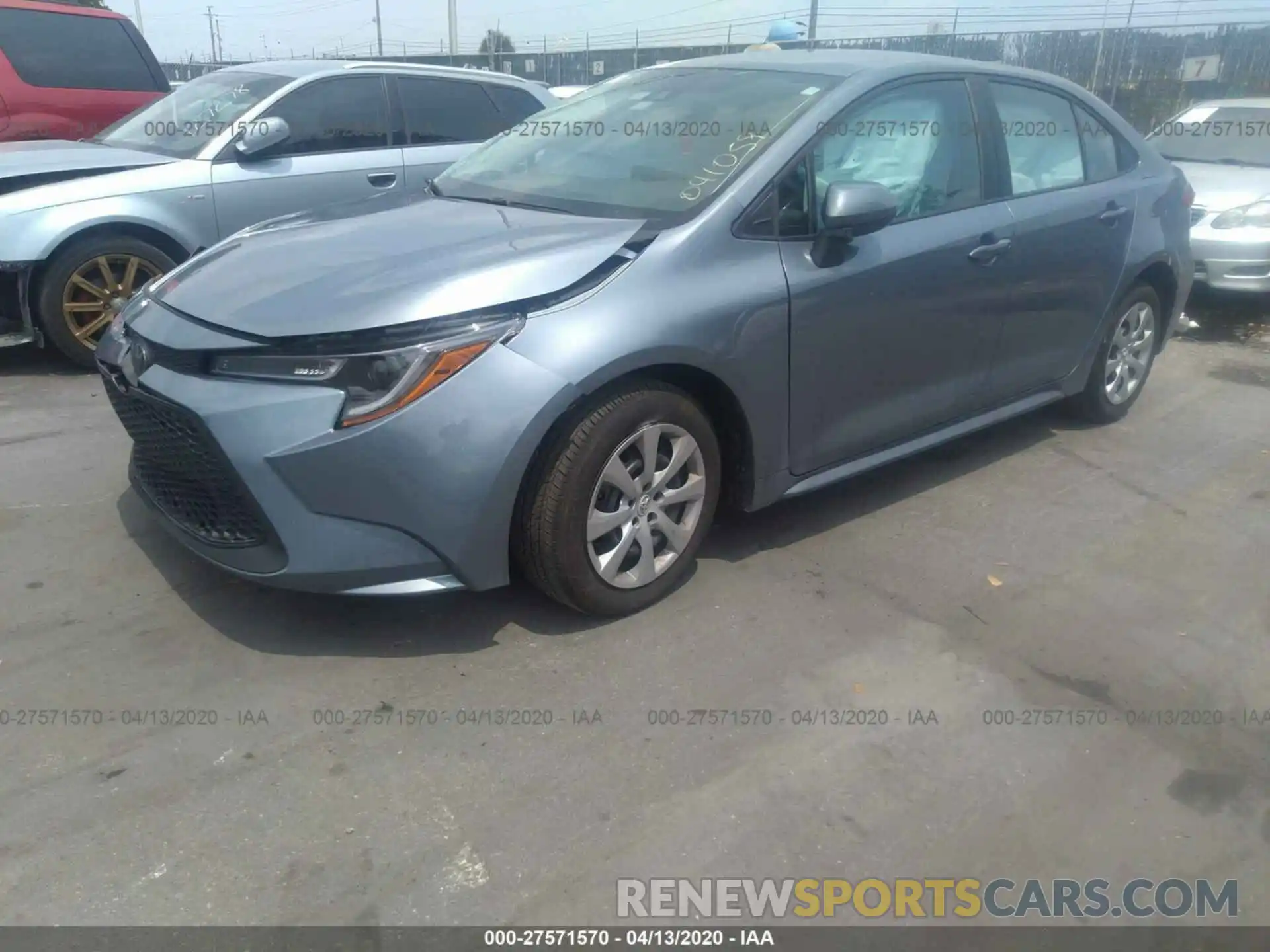 2 Photograph of a damaged car 5YFEPRAE2LP041059 TOYOTA COROLLA 2020