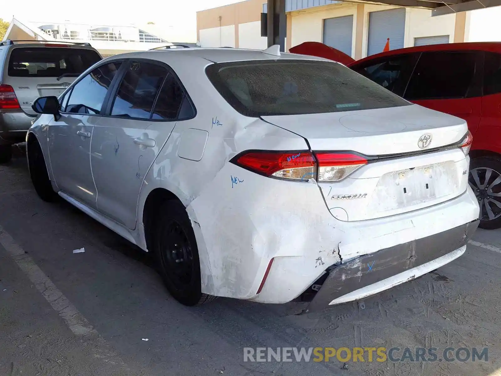 3 Photograph of a damaged car 5YFEPRAE2LP042602 TOYOTA COROLLA 2020