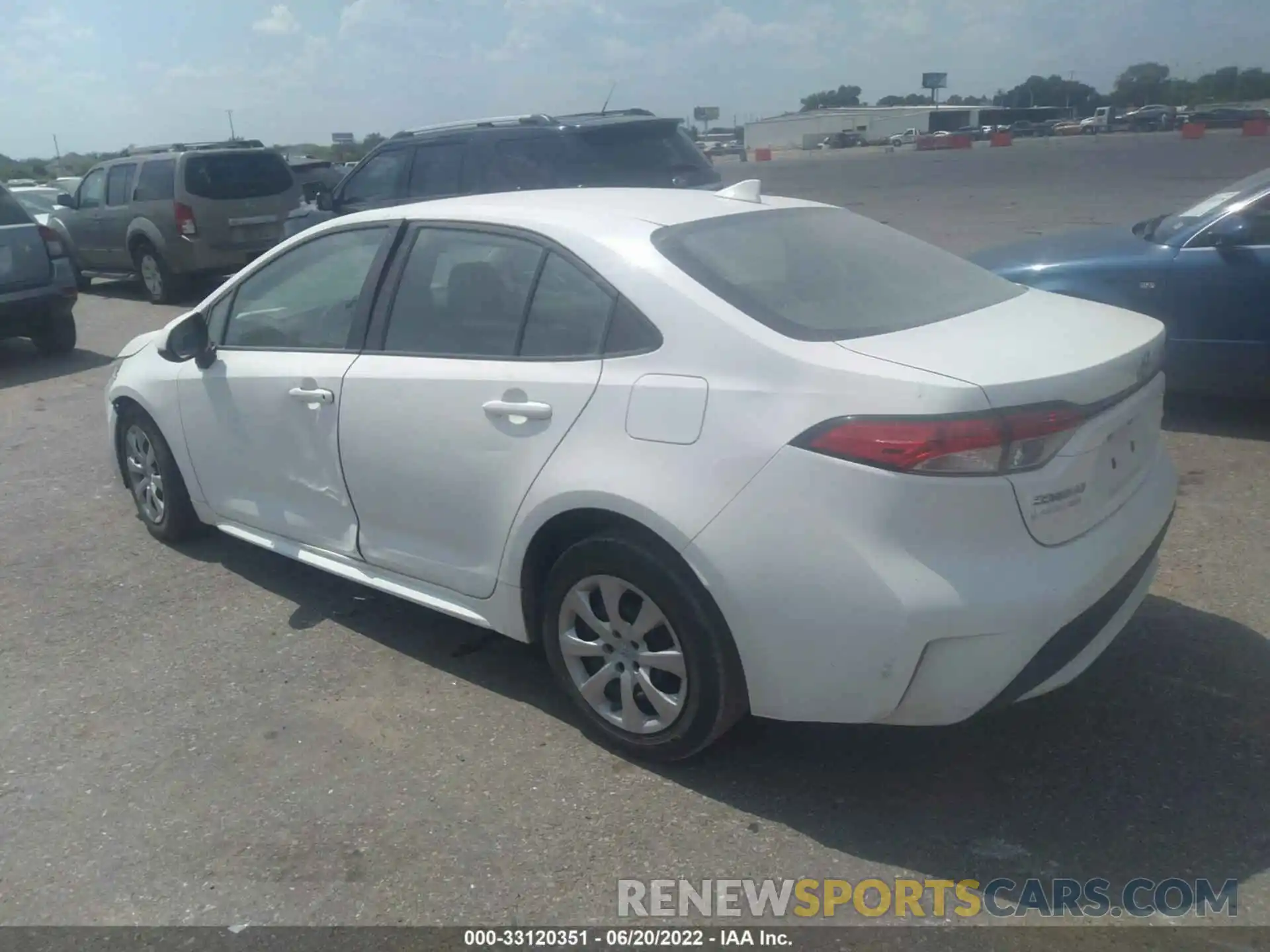 3 Photograph of a damaged car 5YFEPRAE2LP042647 TOYOTA COROLLA 2020