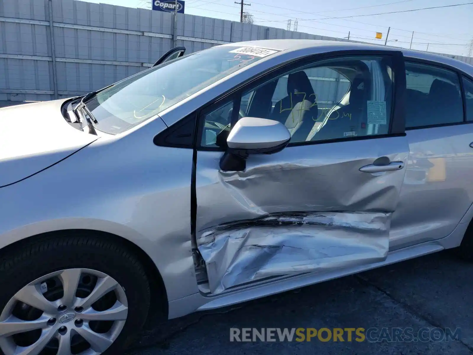 9 Photograph of a damaged car 5YFEPRAE2LP043250 TOYOTA COROLLA 2020