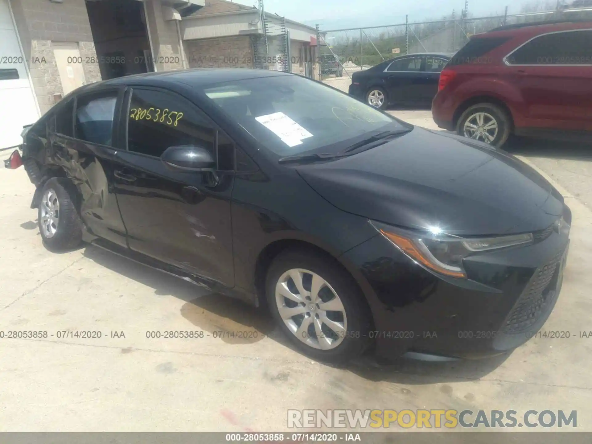 1 Photograph of a damaged car 5YFEPRAE2LP044270 TOYOTA COROLLA 2020