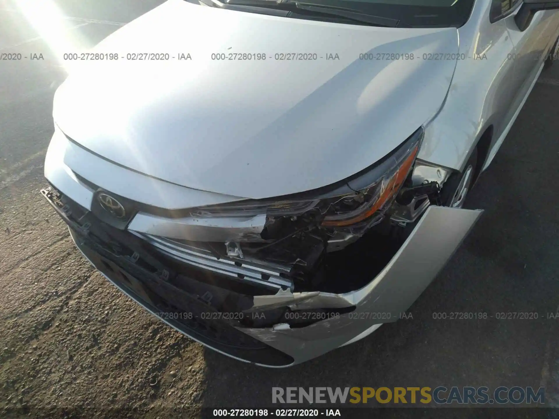 6 Photograph of a damaged car 5YFEPRAE2LP044303 TOYOTA COROLLA 2020