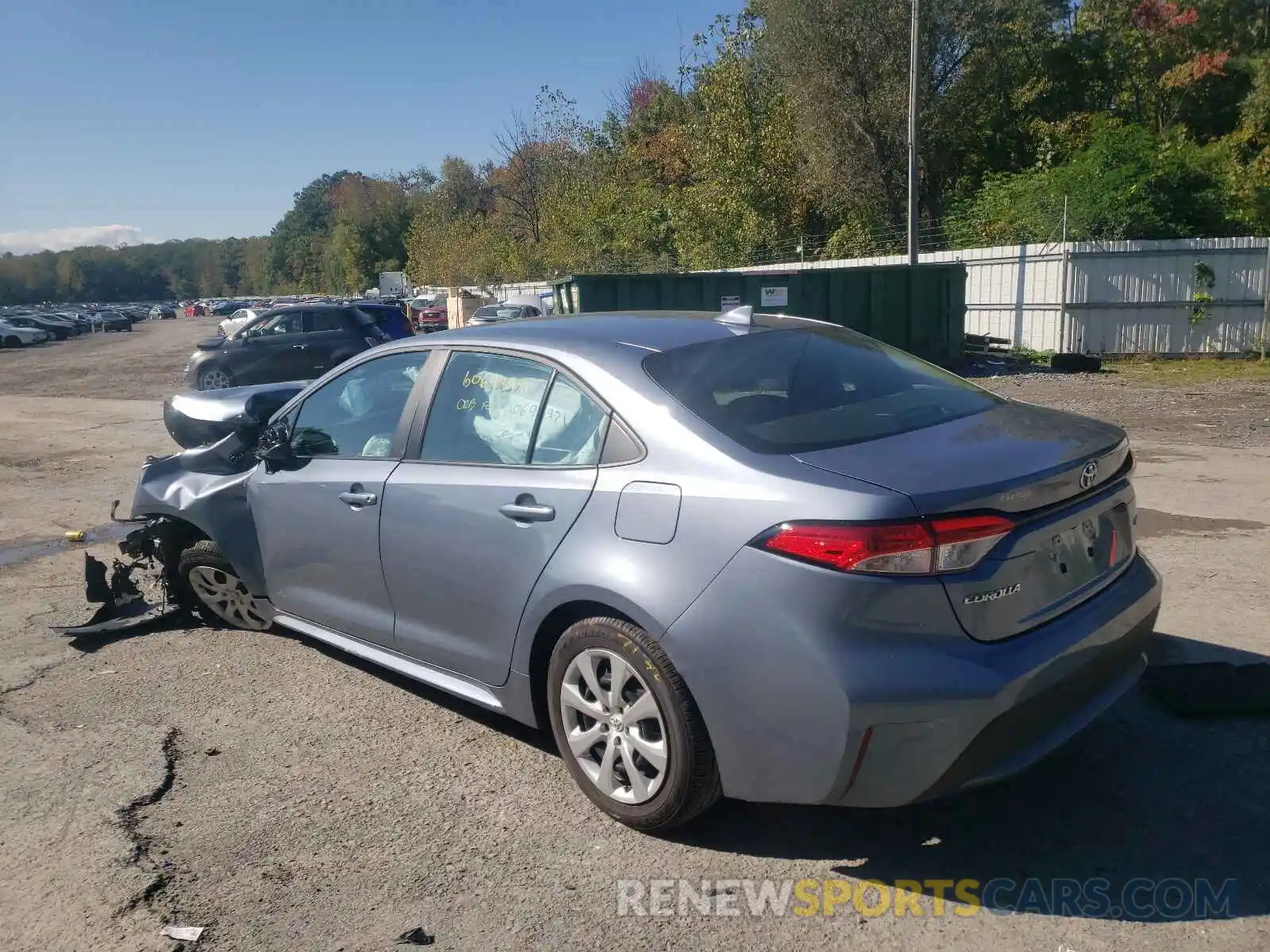 3 Photograph of a damaged car 5YFEPRAE2LP044642 TOYOTA COROLLA 2020