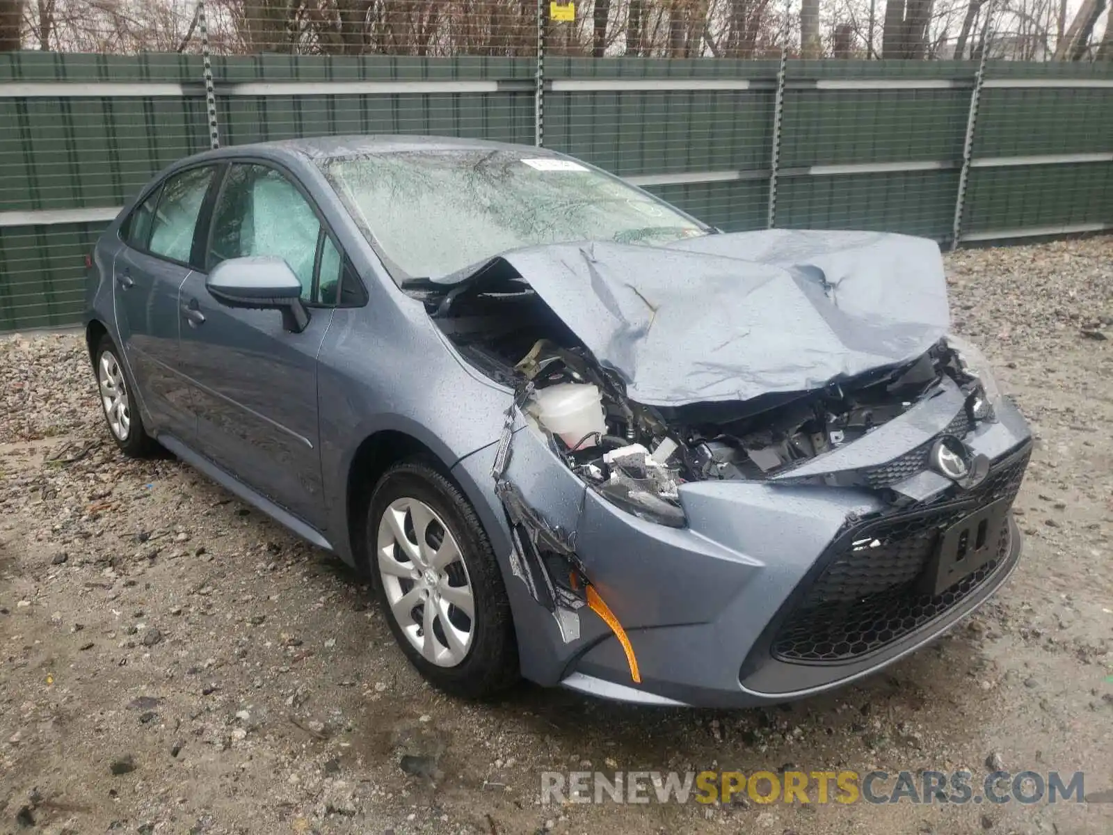 1 Photograph of a damaged car 5YFEPRAE2LP044656 TOYOTA COROLLA 2020