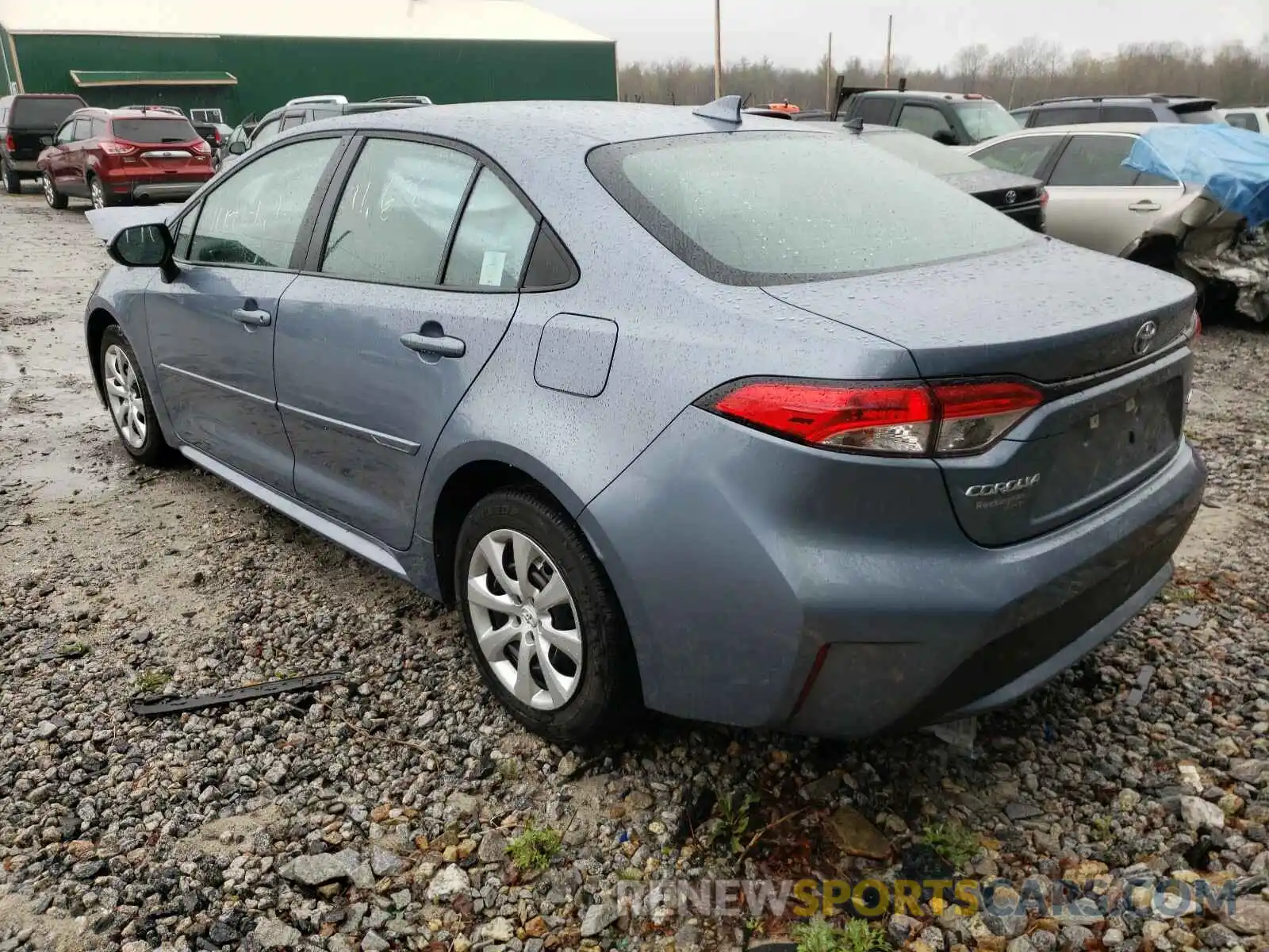 3 Photograph of a damaged car 5YFEPRAE2LP044656 TOYOTA COROLLA 2020